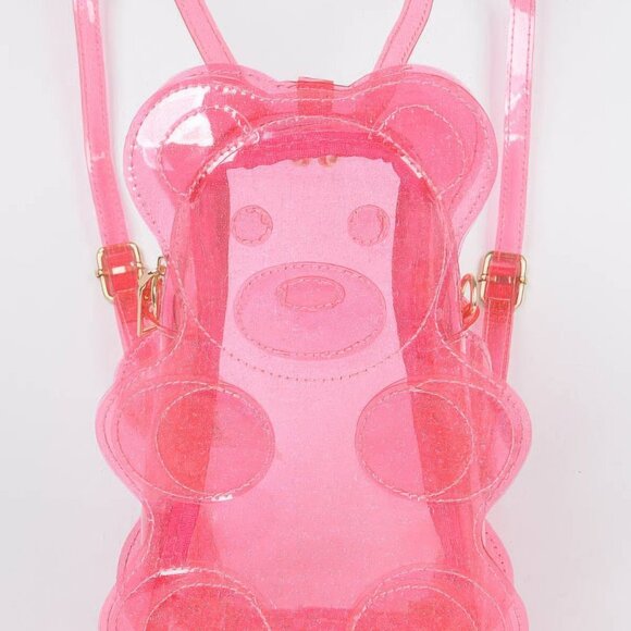 Transparent Teddy Bear Backpack - Picture 1 of 5